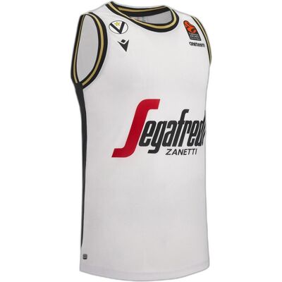 Macron, Unisex, Fussballtrikot, Auswärtstrikot europa Virtus Bologna 2022/23 (4XL), Weiss, Schwarz, 4XL Macron, Unisex, Fussballtrikot, Auswärtstrikot europa Virtus Bologna 2022/23 (4XL), Weiss, Schwarz, 4XL