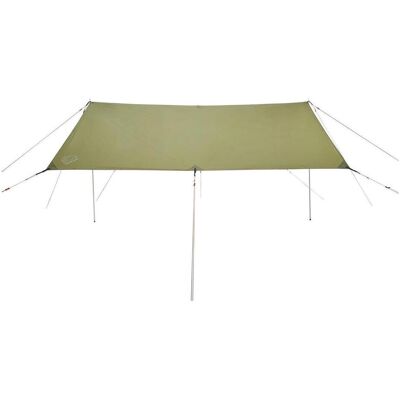 Nordisk Voss 9 PU Tarp - Vielseitiges Dunkeloliv Schutzdach Nordisk Voss 9 PU Tarp - Vielseitiges Dunkeloliv Schutzdach