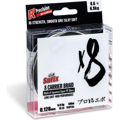 Sufix X8 Geflochtene Schnur - 150M - Neon Chartreuse - 0,165mm Sufix X8 Geflochtene Schnur - 150M - Neon Chartreuse - 0,165mm