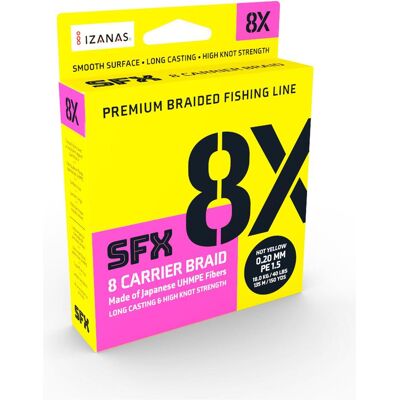 Sufix 8x SFX 275m Transparente Grüne Angelschnur Sufix 8x SFX 275m Transparente Grüne Angelschnur