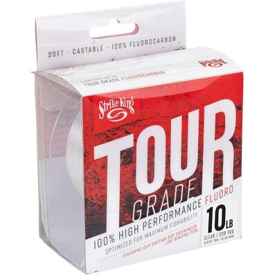 Strike King Hochwertige transparente Fluorocarbon-Angelrute - Angelrute Strike King Hochwertige transparente Fluorocarbon-Angelrute - Angelrute