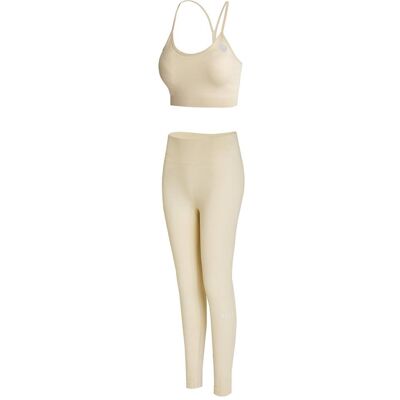 Yeaz Damen Tights Charm - Hoher Taille, Beige, Modell M - Leggings Yeaz Damen Tights Charm - Hoher Taille, Beige, Modell M - Leggings
