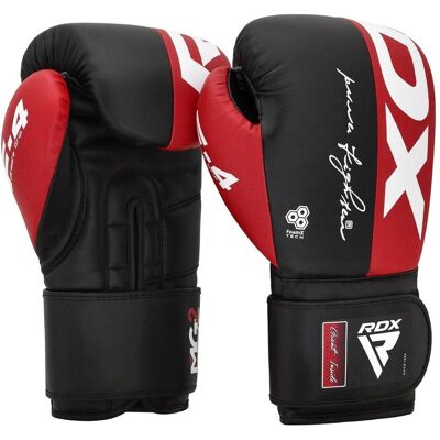 RDX Rex F4 Boxhandschuhe - Schwarz Rot Weiß - Boxhandschuhe RDX Rex F4 Boxhandschuhe - Schwarz Rot Weiß - Boxhandschuhe