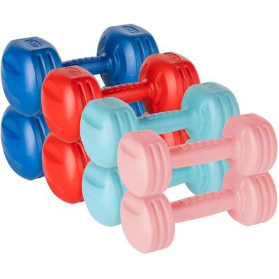 Rebel, Hanteln, (2 x 1 kg, 2 x 2 kg, 2 x 3 kg, 2 x 4 kg) Rebel, Hanteln, (2 x 1 kg, 2 x 2 kg, 2 x 3 kg, 2 x 4 kg)
