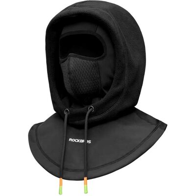 Rockbros, Sturmhaube + Halsschlauch, YPP025 winddichte Sport-Sturmhaube – Schwarz, Schwarz, One Size Rockbros, Sturmhaube + Halsschlauch, YPP025 winddichte Sport-Sturmhaube – Schwarz, Schwarz, One Size