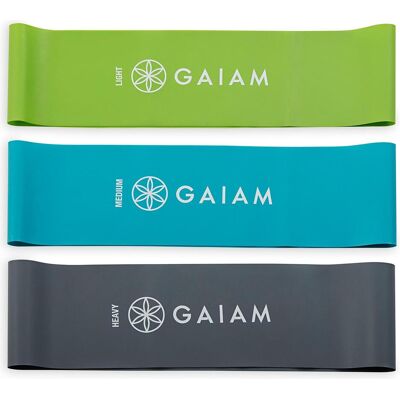 Gaiam, Fitnessband, (0.30 m, Leicht, Mittel, Stark) Gaiam, Fitnessband, (0.30 m, Leicht, Mittel, Stark)