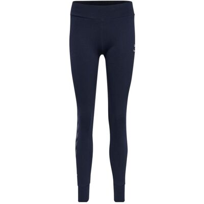 hummel, Damen, Tights, Hmlmove Grid Cotton Tights (S), Blau hummel, Damen, Tights, Hmlmove Grid Cotton Tights (S), Blau