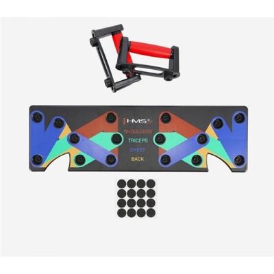 HMS PU10 Multifunktionales Liegestützboard - Rot HMS PU10 Multifunktionales Liegestützboard - Rot