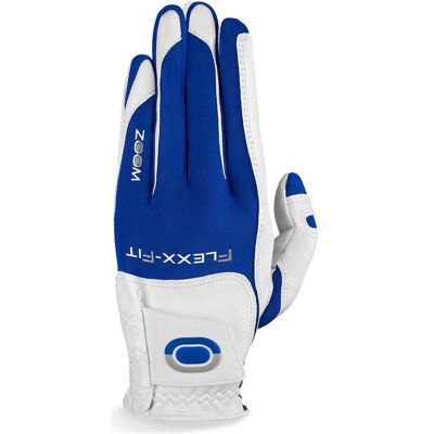 Zoom Hybrid Herren Golfhandschuh - Weiß/Blau Zoom Hybrid Herren Golfhandschuh - Weiß/Blau