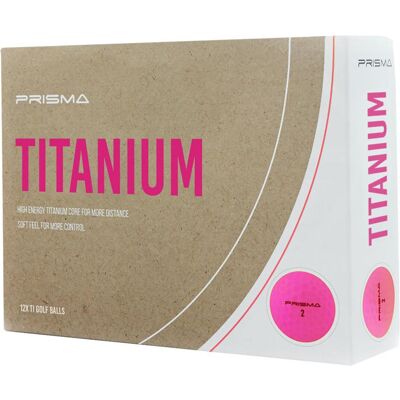 Masters Prisma Titanium X12 Golfbälle - Leuchtend Masters Prisma Titanium X12 Golfbälle - Leuchtend