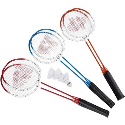 Donnay 6 Stück - Komplett Badminton-Set Donnay 6 Stück - Komplett Badminton-Set