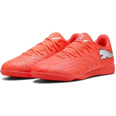 Puma Unisex, Fussballschuhe, Future 9 Play It (47), Rot, Weiss, Schwarz, Silber Puma Unisex, Fussballschuhe, Future 9 Play It (47), Rot, Weiss, Schwarz, Silber