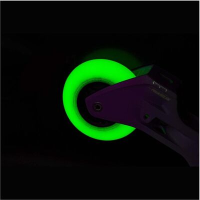 Powerslide Neons Skates Wheels - 4 Stück - Verde - 80 mm Powerslide Neons Skates Wheels - 4 Stück - Verde - 80 mm