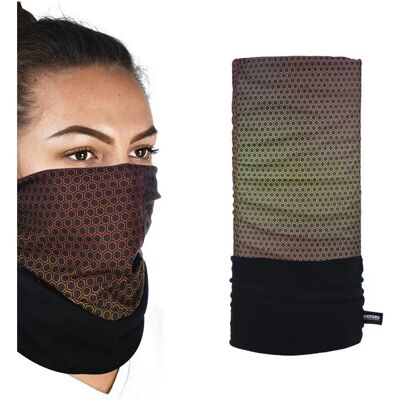 OXFORD Nackenwärmer - Braun und Schwarz - Mikrofaser-Polyester - UV-Schutz - Wärmend OXFORD Nackenwärmer - Braun und Schwarz - Mikrofaser-Polyester - UV-Schutz - Wärmend