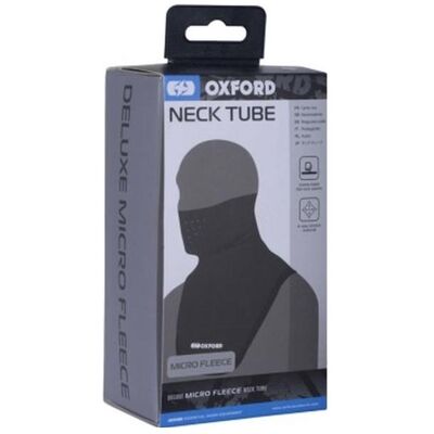 Oxford, Unisex, Sturmhaube + Halsschlauch, Deluxe Neck Tube Micro Fleece, Schwarz Oxford, Unisex, Sturmhaube + Halsschlauch, Deluxe Neck Tube Micro Fleece, Schwarz