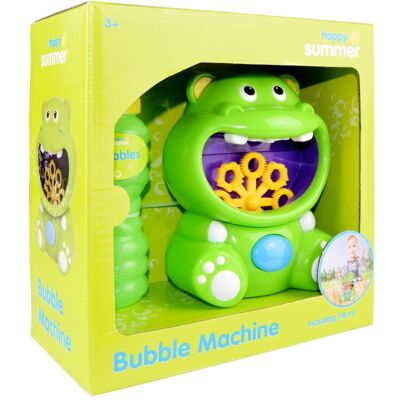 Hippo Blasenmaschine - Kinderspielzeug - Inklusive Blasenlösung - Ab 3 Jahren Hippo Blasenmaschine - Kinderspielzeug - Inklusive Blasenlösung - Ab 3 Jahren