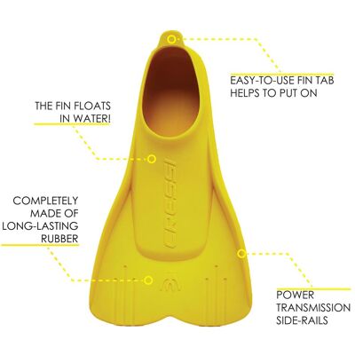 Cressi Light Junior Flossen für Kinder - Schnorchel & Tauchen Cressi Light Junior Flossen für Kinder - Schnorchel & Tauchen