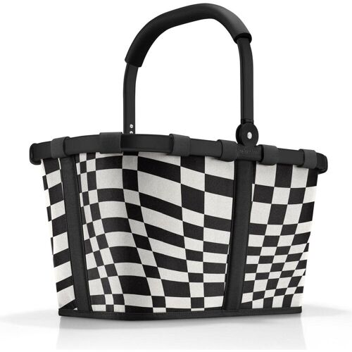 reisenthel, Einkaufshilfe, Einkaufskorb Carrybag Op-Art, Weiss, Schwarz