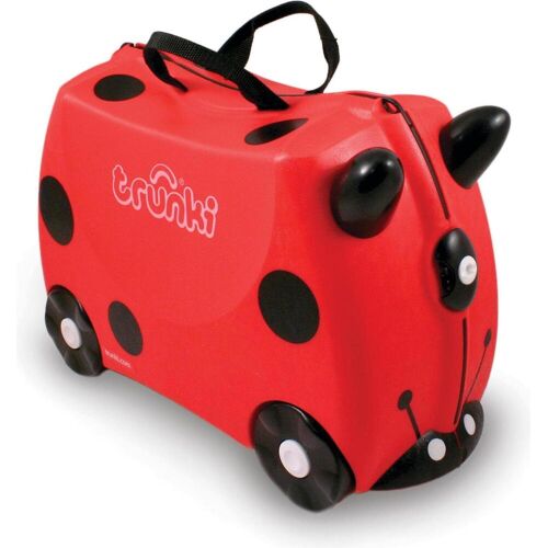 Trunki, Koffer, Kinderkoffer Ride-on, Rot, (18 l)