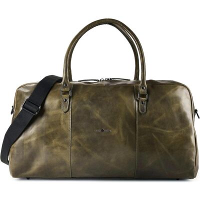 Greenburry, Unisex, Tasche, Newport Weekender Reisetasche Leder 54 cm, Grün, (36 l) Greenburry, Unisex, Tasche, Newport Weekender Reisetasche Leder 54 cm, Grün, (36 l)