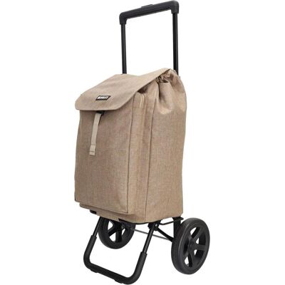 Beagles, Einkaufshilfe, Shop & Go Groceries Trolley falten leichte 40 Liter stark - Taupe, Beige Beagles, Einkaufshilfe, Shop & Go Groceries Trolley falten leichte 40 Liter stark - Taupe, Beige