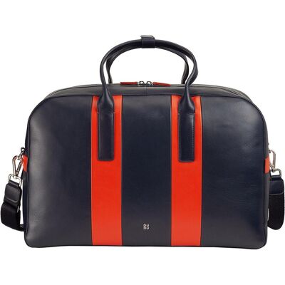 Dudu, Tasche, Weekender Reisetasche Leder 49 cm, Blau Dudu, Tasche, Weekender Reisetasche Leder 49 cm, Blau