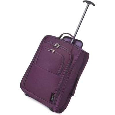 5 Cities, Einkaufshilfe, Unisex Handgepäck-Trolley mit grosser Kapazität und praktischen Fächern, Violett 5 Cities, Einkaufshilfe, Unisex Handgepäck-Trolley mit grosser Kapazität und praktischen Fächern, Violett