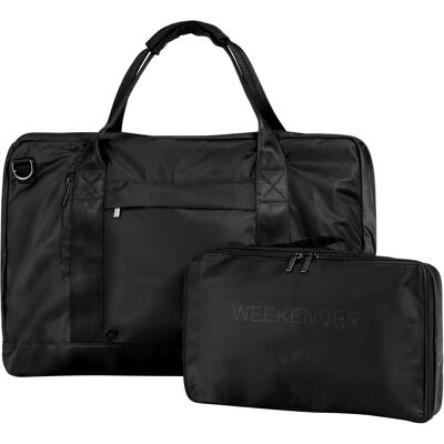 Bugatti Herren, Tasche, Elia Weekender Reisetasche 55 cm, Schwarz, (36 l) Bugatti Herren, Tasche, Elia Weekender Reisetasche 55 cm, Schwarz, (36 l)