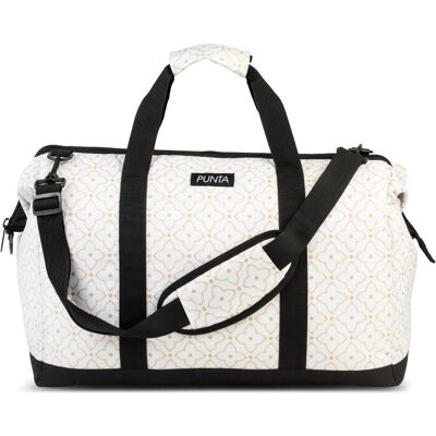 Punta, Tasche, Weekend Weekender Reisetasche 49 cm, Beige, Weiss, (27 l) Punta, Tasche, Weekend Weekender Reisetasche 49 cm, Beige, Weiss, (27 l)