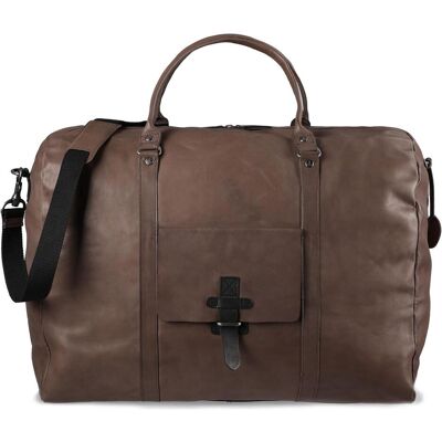 Harbour 2nd, Tasche, Urban Poets Atlas Weekender Reisetasche Leder 65 cm, Grau, (51 l) Harbour 2nd, Tasche, Urban Poets Atlas Weekender Reisetasche Leder 65 cm, Grau, (51 l)