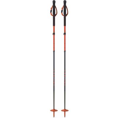 One Way Vario X 115-135 Carbon Skistavar - Grau / Orange One Way Vario X 115-135 Carbon Skistavar - Grau / Orange