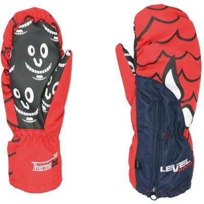 Level Gloves Blau Rot FiberFill Wasserdicht Schneemütze - Handschuhe Level Gloves Blau Rot FiberFill Wasserdicht Schneemütze - Handschuhe