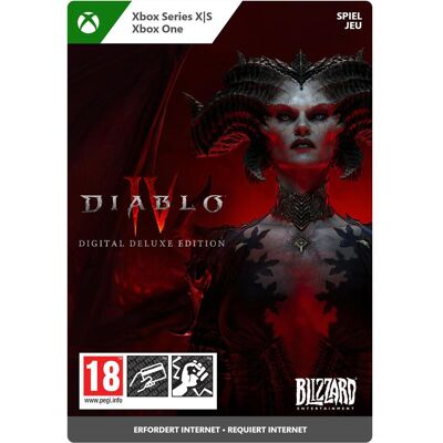 Microsoft Xbox Diablo IV - Digital Deluxe Edition Download Code (Xbox One S, Xbox One X, Xbox Series S, Xbox Series X) zum Sofortdownload Microsoft Xbox Diablo IV - Digital Deluxe Edition Download Code (Xbox One S, Xbox One X, Xbox Series S, Xbox Series X) zum Sofortdownload