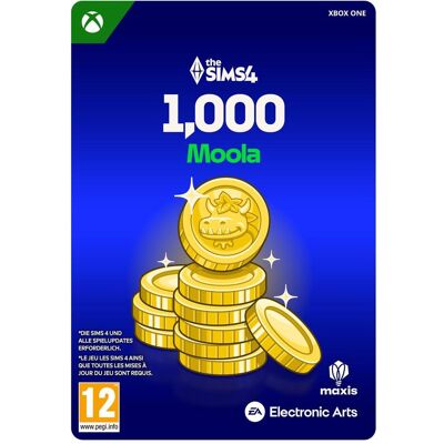 Microsoft Xbox THE SIMS 4 - 1000 VC Download Code, Ingame Währung Microsoft Xbox THE SIMS 4 - 1000 VC Download Code, Ingame Währung