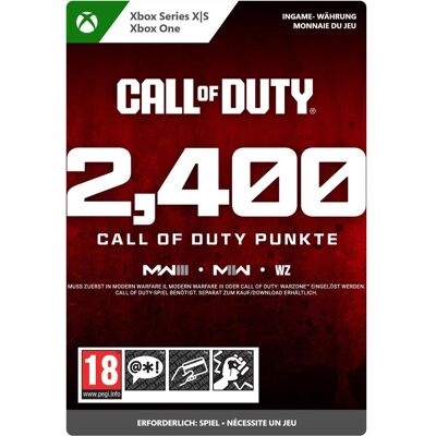Microsoft Xbox Call of Duty Points- 2,400 Download Code, Ingame Währung Microsoft Xbox Call of Duty Points- 2,400 Download Code, Ingame Währung