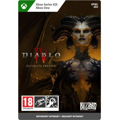 Microsoft Xbox Diablo IV - Ultimate Edition Download Code (Xbox One S, Xbox One X, Xbox Series S, Xbox Series X) zum Sofortdownload Microsoft Xbox Diablo IV - Ultimate Edition Download Code (Xbox One S, Xbox One X, Xbox Series S, Xbox Series X) zum Sofortdownload