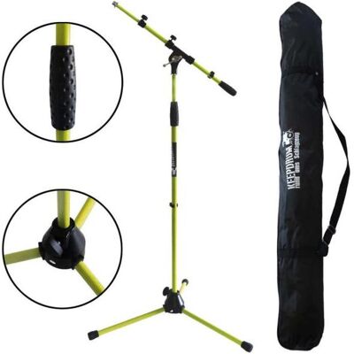 keepdrum MS106 YW Gelb Mikrofonständer mit Tasche, Mikrofonständer, Gelb, Schwarz keepdrum MS106 YW Gelb Mikrofonständer mit Tasche, Mikrofonständer, Gelb, Schwarz