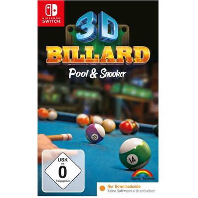 Markt + Technik Nintendo Switch 3D Billard Download Code (Switch) zum Sofortdownload Markt + Technik Nintendo Switch 3D Billard Download Code (Switch) zum Sofortdownload