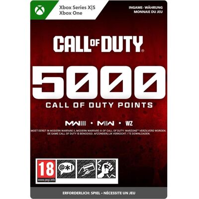 Microsoft Xbox Call of Duty Points - 5,000 Download Code, Ingame Währung Microsoft Xbox Call of Duty Points - 5,000 Download Code, Ingame Währung