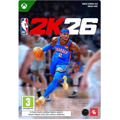 Microsoft Xbox NBA 2K26: Standard Edition Download Code zum Sofortdownload Microsoft Xbox NBA 2K26: Standard Edition Download Code zum Sofortdownload