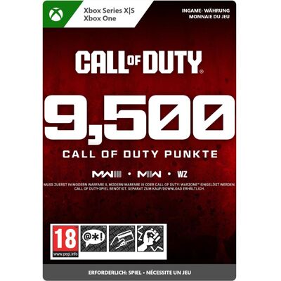 Microsoft Xbox Call of Duty Points - 9,500 Download Code, Ingame Währung Microsoft Xbox Call of Duty Points - 9,500 Download Code, Ingame Währung