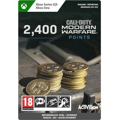 Microsoft Xbox Call of Duty: Modern Warfare Points - 2,400 Download Code, Ingame Währung Microsoft Xbox Call of Duty: Modern Warfare Points - 2,400 Download Code, Ingame Währung