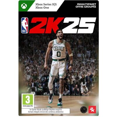 Microsoft Xbox NBA 2K25: Standard Edition Download Code (Xbox One S, Xbox One X, Xbox Series S, Xbox Series X) zum Sofortdownload Microsoft Xbox NBA 2K25: Standard Edition Download Code (Xbox One S, Xbox One X, Xbox Series S, Xbox Series X) zum Sofortdownload