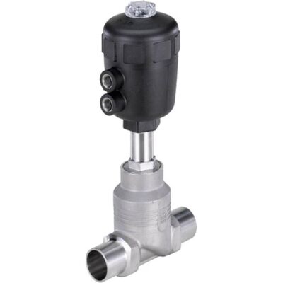 Bürkert 2/2-Wege-Geradsitzventil für Medien bis +180 °C, Edelstahlgehäuse (Gehäuse), Elektronikzubehör + Gehäuse, Mehrfarbig Bürkert 2/2-Wege-Geradsitzventil für Medien bis +180 °C, Edelstahlgehäuse (Gehäuse), Elektronikzubehör + Gehäuse, Mehrfarbig