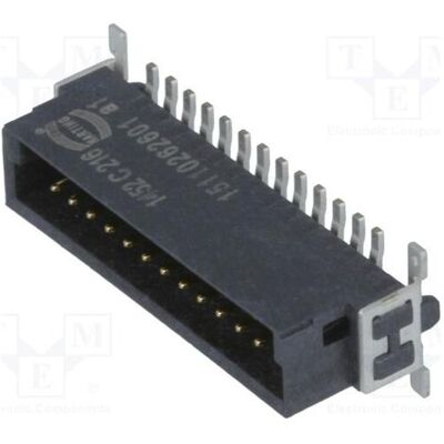 Harting Steckverbinder: Platte-Leitung/Platte Buchse männlich PIN: 26, Elektronikkabel + Stecker Harting Steckverbinder: Platte-Leitung/Platte Buchse männlich PIN: 26, Elektronikkabel + Stecker