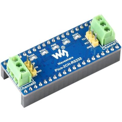 WaveShare 2-Kanal RS232 Modul für Raspberry Pi Pico, Entwicklungsboard Zubehör, Mehrfarbig WaveShare 2-Kanal RS232 Modul für Raspberry Pi Pico, Entwicklungsboard Zubehör, Mehrfarbig