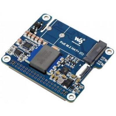 WaveShare PCIe to M.2 Adapter with PoE Function (C) for Raspberry Pi 5, Entwicklungsboard Zubehör WaveShare PCIe to M.2 Adapter with PoE Function (C) for Raspberry Pi 5, Entwicklungsboard Zubehör