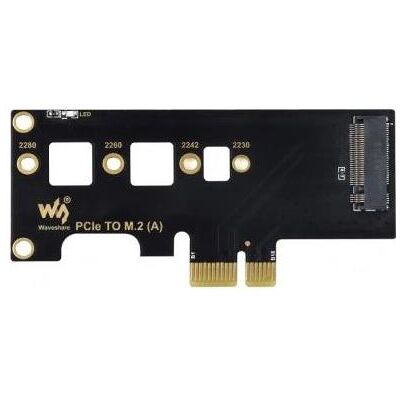 WaveShare PCIe to M.2 Adapter for Raspberry Pi Compute Module 4, Entwicklungsboard + Kit WaveShare PCIe to M.2 Adapter for Raspberry Pi Compute Module 4, Entwicklungsboard + Kit