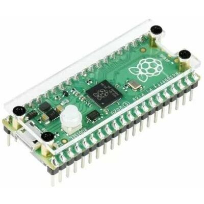 WaveShare Transparent acrylic case for Raspberry Pi Pico, Entwicklungsboard Zubehör, Transparent WaveShare Transparent acrylic case for Raspberry Pi Pico, Entwicklungsboard Zubehör, Transparent