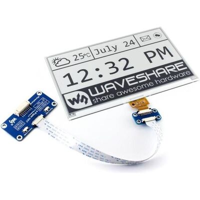 WaveShare 7.5 800×480 ePaper Display HAT für Raspberry Pi v2, Entwicklungsboard + Kit WaveShare 7.5 800×480 ePaper Display HAT für Raspberry Pi v2, Entwicklungsboard + Kit